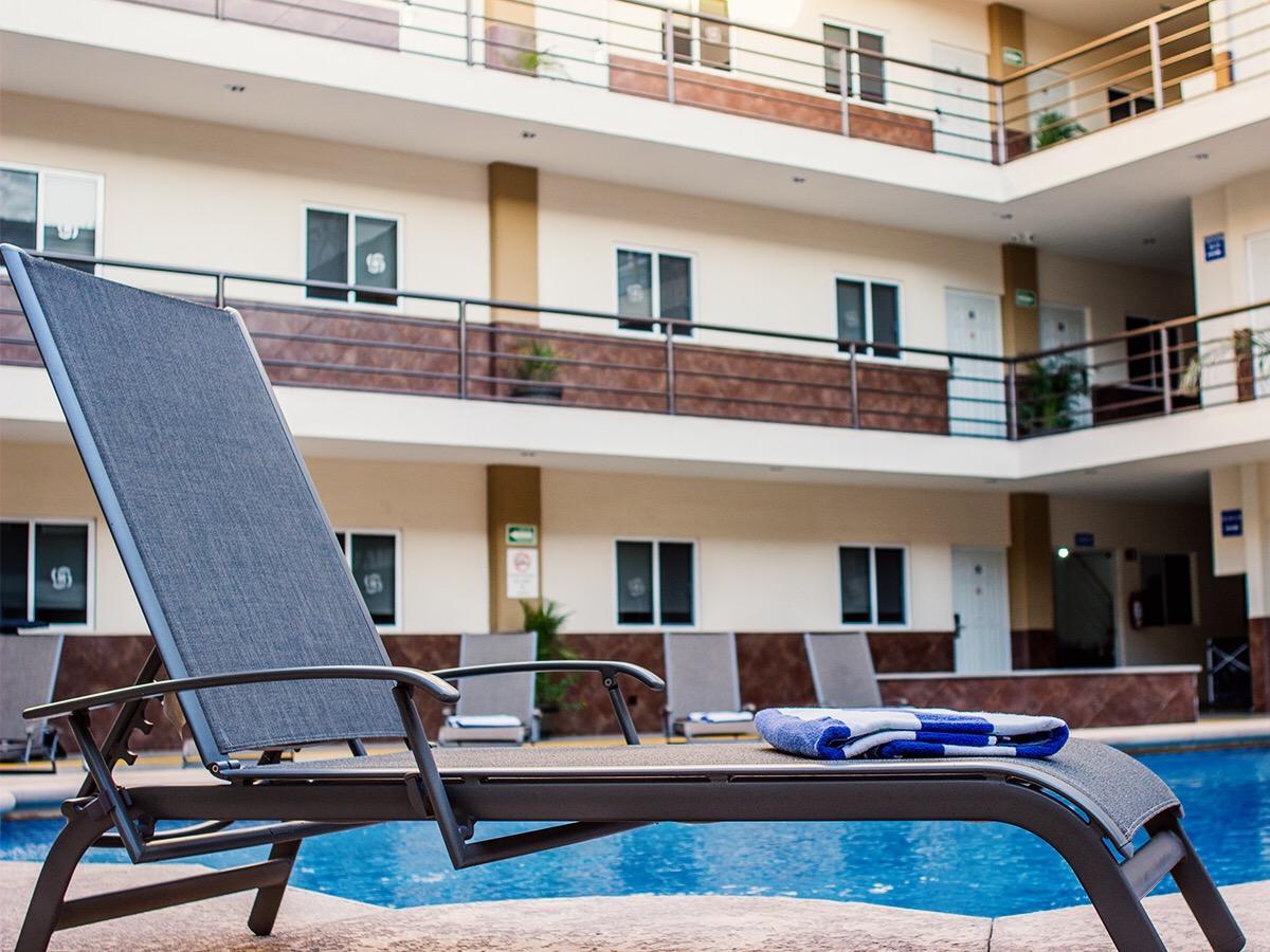 Gran Hotel Residencial Galerias ซิวดัด โอเบรกอน ภายนอก รูปภาพ